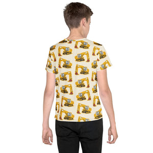 Furrow & Fields Kids T-Shirt Kids JCB 804 Tractor T-Shirt – Cream Quality Farmers Merch