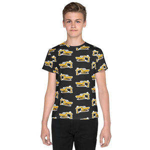 Furrow & Fields Kids T-Shirt Kids JCB 806 Tractor T-Shirt – Charcoal Quality Farmers Merch
