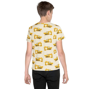Furrow & Fields Kids T-Shirt Kids JCB 806 Tractor T-Shirt – Cream Quality Farmers Merch