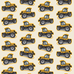 Furrow & Fields Kids T-Shirt Kids JCB Fastrac 3190 Tractor T-Shirt – Cream Quality Farmers Merch