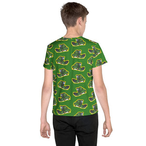 Furrow & Fields Kids T-Shirt Kids John Deere 1085 Tractor T-Shirt – Green Quality Farmers Merch