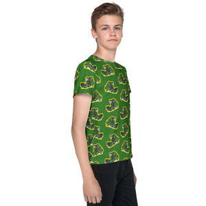 Furrow & Fields Kids T-Shirt Kids John Deere 1085 Tractor T-Shirt – Green Quality Farmers Merch