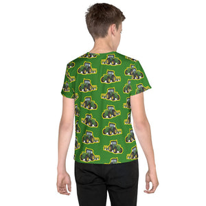 Furrow & Fields Kids T-Shirt Kids John Deere 4350 Tractor T-Shirt – Green Quality Farmers Merch