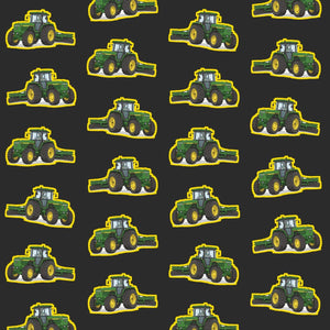 Furrow & Fields Kids T-Shirt Kids John Deere 4955 Tractor T-Shirt – Charcoal Quality Farmers Merch