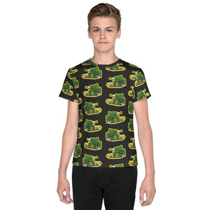 Furrow & Fields Kids T-Shirt Kids John Deere 530 Tractor T-Shirt – Charcoal Quality Farmers Merch