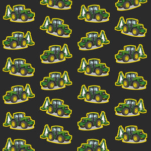 Furrow & Fields Kids T-Shirt Kids John Deere 6910 Tractor T-Shirt – Charcoal Quality Farmers Merch