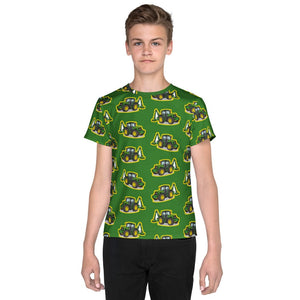 Furrow & Fields Kids T-Shirt Kids John Deere 6910 Tractor T-Shirt – Green Quality Farmers Merch