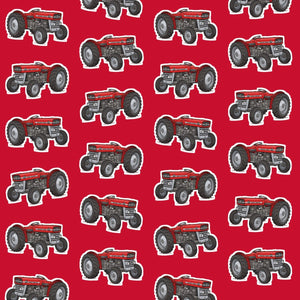 Furrow & Fields Kids T-Shirt Kids Massey Ferguson 135 Tractor T-Shirt – Red Quality Farmers Merch