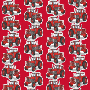 Furrow & Fields Kids T-Shirt Kids Massey Ferguson 188 Tractor T-Shirt – Red Quality Farmers Merch
