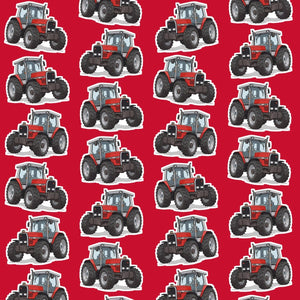 Furrow & Fields Kids T-Shirt Kids Massey Ferguson 3075 Tractor T-Shirt – Red Quality Farmers Merch