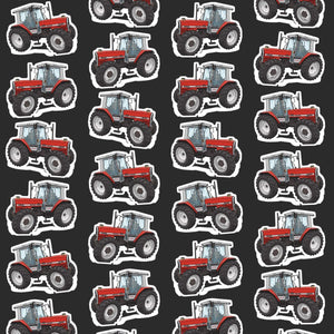 Furrow & Fields Kids T-Shirt Kids Massey Ferguson 3090 Tractor T-Shirt – Charcoal Quality Farmers Merch