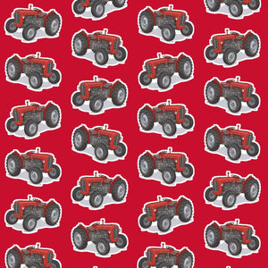 Furrow & Fields Kids T-Shirt Kids Massey Ferguson 35X Tractor T-Shirt – Red Quality Farmers Merch