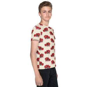 Furrow & Fields Kids T-Shirt Kids Massey Ferguson 520 Tractor T-Shirt – Cream Quality Farmers Merch