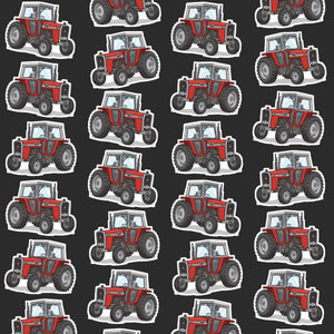 Furrow & Fields Kids T-Shirt Kids Massey Ferguson 590 Tractor T-Shirt – Charcoal Quality Farmers Merch