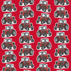 Furrow & Fields Kids T-Shirt Kids Massey Ferguson 590 Tractor T-Shirt – Red Quality Farmers Merch