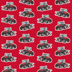 Furrow & Fields Kids T-Shirt Kids Massey Ferguson 6255 Tractor T-Shirt – Red Quality Farmers Merch