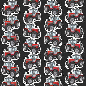 Furrow & Fields Kids T-Shirt Kids Massey Ferguson 690 Tractor T-Shirt – Charcoal Quality Farmers Merch
