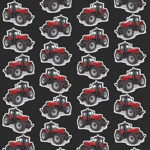 Furrow & Fields Kids T-Shirt Kids Massey Ferguson 7495 Tractor T-Shirt – Charcoal Quality Farmers Merch