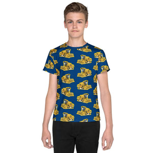 Furrow & Fields Kids T-Shirt Kids New Holland 8070 Tractor T-Shirt – Blue Quality Farmers Merch