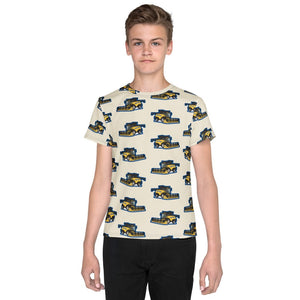 Furrow & Fields Kids T-Shirt Kids New Holland CR9.90 Tractor T-Shirt – Cream Quality Farmers Merch