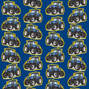 Furrow & Fields Kids T-Shirt Kids New Holland T7.225 Tractor T-Shirt – Blue Quality Farmers Merch
