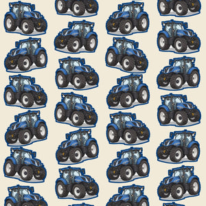 Furrow & Fields Kids T-Shirt Kids New Holland T7.225 Tractor T-Shirt – Cream Quality Farmers Merch