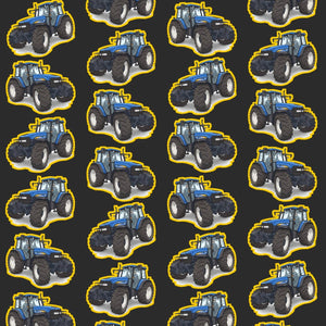 Furrow & Fields Kids T-Shirt Kids New Holland TM 155 Tractor T-Shirt – Charcoal Quality Farmers Merch