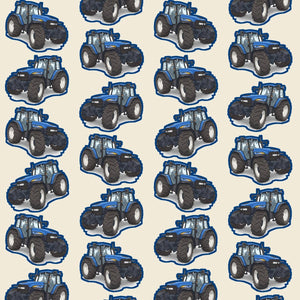 Furrow & Fields Kids T-Shirt Kids New Holland TM 155 Tractor T-Shirt – Cream Quality Farmers Merch