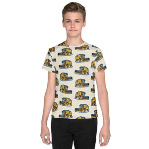 Furrow & Fields Kids T-Shirt Kids New Holland TR 89 Tractor T-Shirt – Cream Quality Farmers Merch