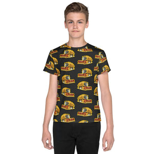 Furrow & Fields Kids T-Shirt Kids New Holland TX66 Tractor T-Shirt – Charcoal Quality Farmers Merch