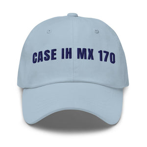 Furrow & Fields Light Blue Case IH MX 170 | Classic Dad Hat Quality Farmers Merch