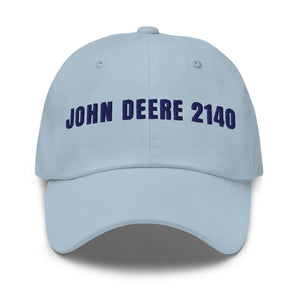 Furrow & Fields Light Blue John Deere 2140 | Classic Dad Hat Quality Farmers Merch