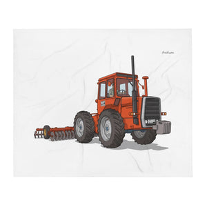 Furrow & Fields Massey Ferguson 1200 | Throw Blanket Quality Farmers Merch