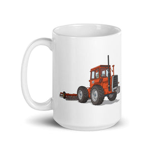Furrow & Fields Massey Ferguson 1200 Illustration | White Glossy Mug Quality Farmers Merch