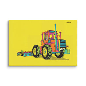 Furrow & Fields Massey Ferguson 1200 Pop Art | Canvas Quality Farmers Merch