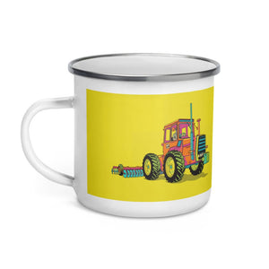 Furrow & Fields Massey Ferguson 1200 Pop Art | Enamel Mug Quality Farmers Merch
