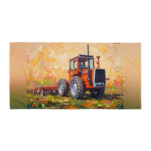 Furrow & Fields Massey Ferguson 1200 Splash Art | Beach Towel Quality Farmers Merch