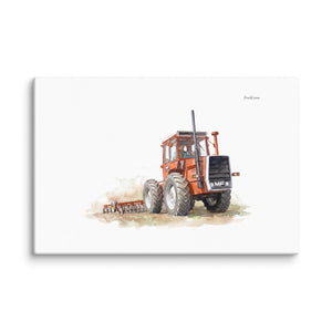 Furrow & Fields Massey Ferguson 1200 Watercolor | Canvas Quality Farmers Merch