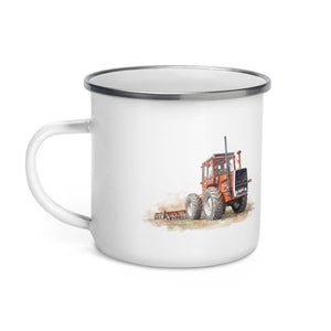 Furrow & Fields Massey Ferguson 1200 Watercolor | Enamel Mug Quality Farmers Merch