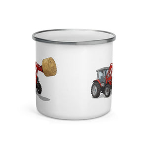 Furrow & Fields Massey Ferguson 3070 Autotronic | Enamel Mug Quality Farmers Merch