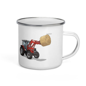 Furrow & Fields Massey Ferguson 3070 Autotronic | Enamel Mug Quality Farmers Merch