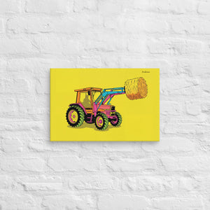 Furrow & Fields Massey Ferguson 3070 Autotronic Pop Art | Canvas Quality Farmers Merch
