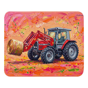 Furrow & Fields Massey Ferguson 3070 Autotronic Splash Art | Mouse Mat Quality Farmers Merch
