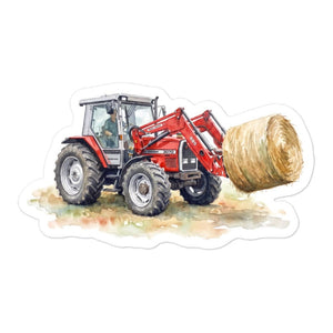 Furrow & Fields Massey Ferguson 3070 Autotronic Watercolor | Bubble-free stickers Quality Farmers Merch