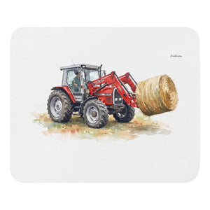 Furrow & Fields Massey Ferguson 3070 Autotronic Watercolor | Mouse Mat Quality Farmers Merch