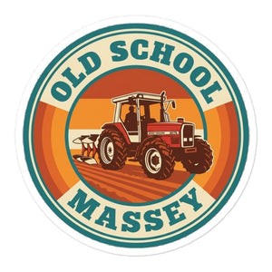 Furrow & Fields Massey Ferguson 3075 OLD SCHOOL MASSEY Retro | Bubble-free stickers Quality Farmers Merch