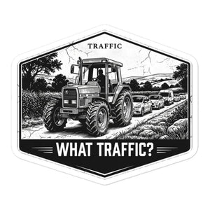 Furrow & Fields Massey Ferguson 3075 TRAFFIC WHAT TRAFFIC? Moose | Bubble-free stickers Quality Farmers Merch