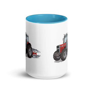 Furrow & Fields Massey Ferguson 375 | 15 oz Mug with Color Inside Quality Farmers Merch