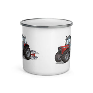 Furrow & Fields Massey Ferguson 375 | Enamel Mug Quality Farmers Merch