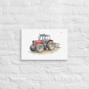 Furrow & Fields Massey Ferguson 375 Watercolor | Canvas Quality Farmers Merch
